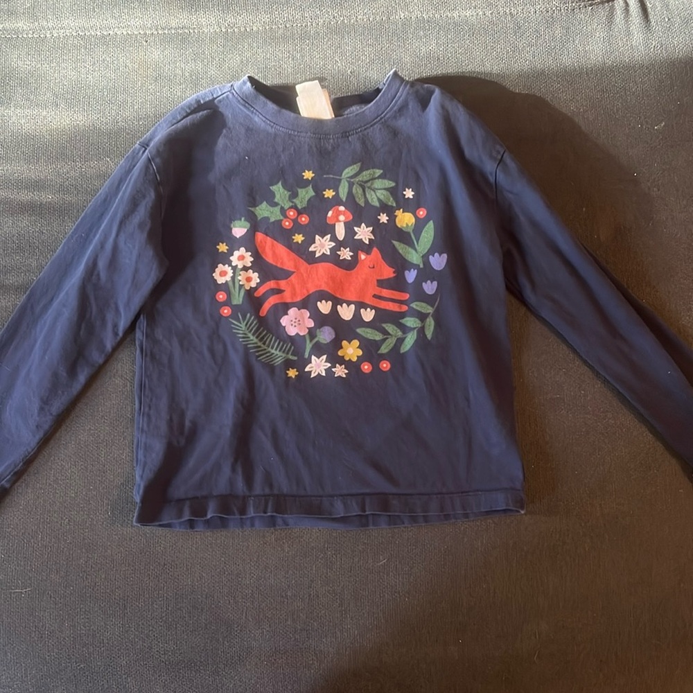 Hanna Andersson Soft Fox Holiday Shirt